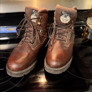 Georgia Boot Men's Dark Brown Leather Boots